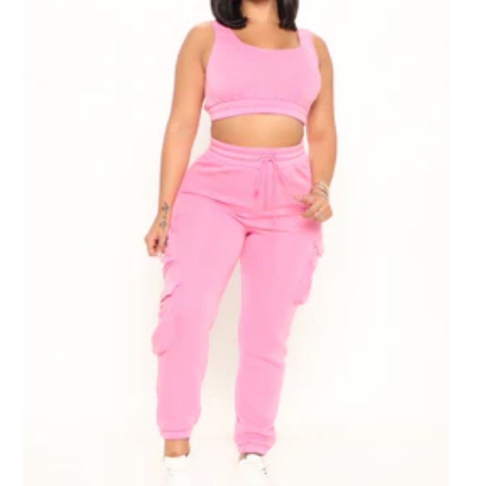 Made For Me Jogger Set - Pink